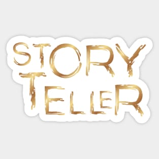 Storyteller Gold 2 Sticker